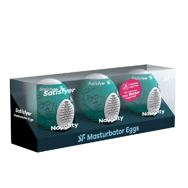 Satisfyer Masturbator Egg - Naughty (3pc Set)