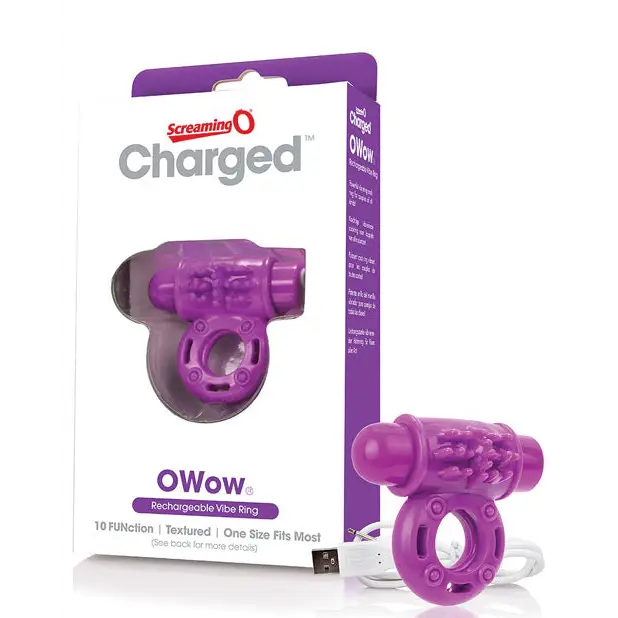 Screaming O Charged OWow Vooom Vibrating Cock Ring