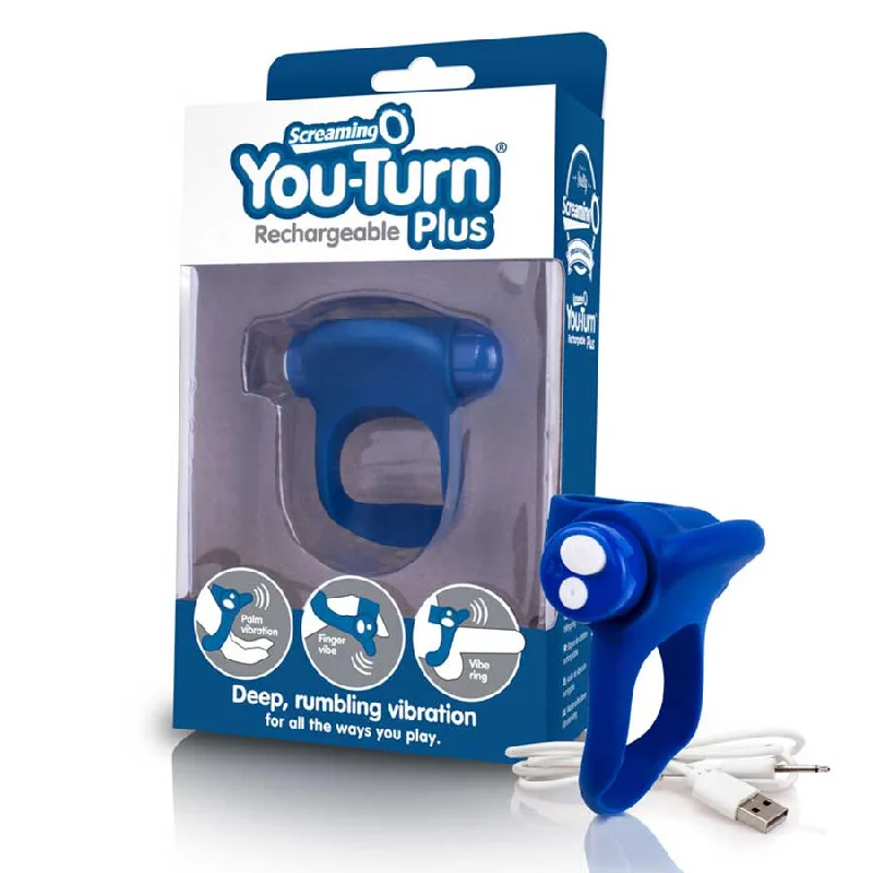 Screaming O Charged You Turn Plus Silicone Vibrating Cock Ring