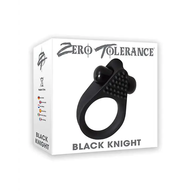 Zero Tolerance Black Knight Vibrating Cockring Black